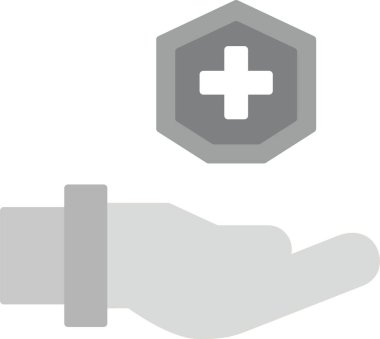 Web Kullanımı için El Simgesi, Basit Vektör İllüstrasyonu