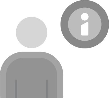 Web kullanımı için Kullanıcı Simgesi, Basit Vektör İllüstrasyonu