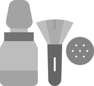 Web Kullanımı için Makyaj Simgesi, Basit Vektör İllüstrasyonu