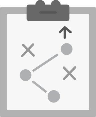 Web Kullanımı için Strateji Simgesi, Basit Vektör İllüstrasyonu