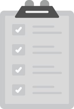Web Kullanımı için Görev Simgesi, Basit Vektör İllüstrasyonu
