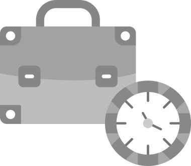 bavul Simgesi, Web Kullanımı için Basit Vektör İllüstrasyonu