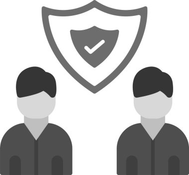 Web kullanımı için Kullanıcı Simgesi, Basit Vektör İllüstrasyonu