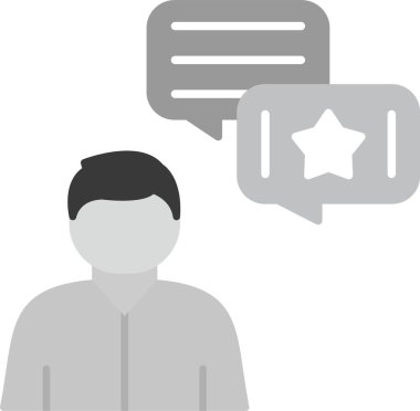 Web Kullanımı için Geri bildirim Simgesi, Basit Vektör İllüstrasyonu