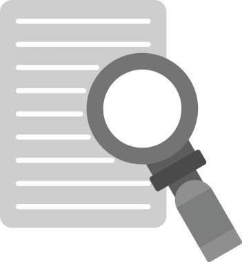 Web Kullanımı için Basit Vektör İllüstrasyonu Araştırma Simgesi