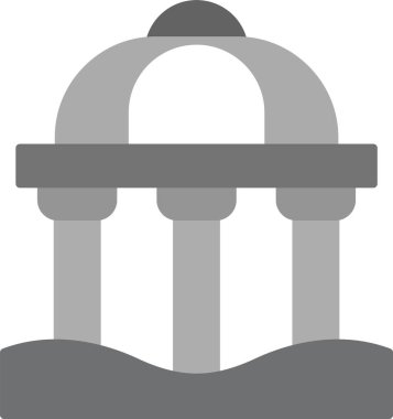 Web Kullanımı için Basit Vektör İllüstrasyonu Pavilion Simgesi