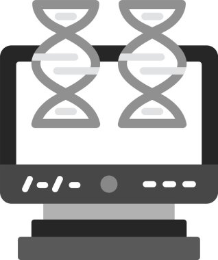 Web Kullanımı için Pc Simgesi, Basit Vektör İllüstrasyonu