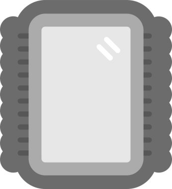 Web Kullanımı için Çerçeve Simgesi, Basit Vektör İllüstrasyonu