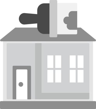 Web Kullanımı için Boyama Simgesi, Basit Vektör İllüstrasyonu