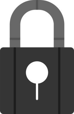 Web Kullanımı için Parola Simgesi, Basit Vektör İllüstrasyonu