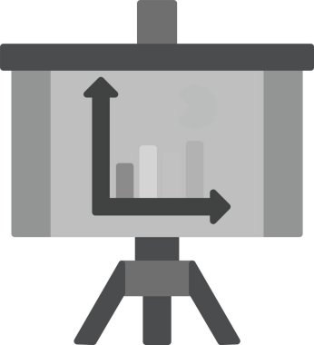 Web Kullanımı için Rapor Simgesi, Basit Vektör İllüstrasyonu