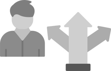 Web Kullanımı için yön Simgesi, Basit Vektör İllüstrasyonu