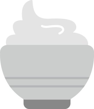 Yüz Kremi Simgesi, Web Kullanımı için Basit Vektör İllüstrasyonu