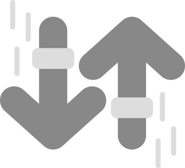 Web Kullanımı İçin Simge Değiştir, Basit Vektör İllüstrasyonu