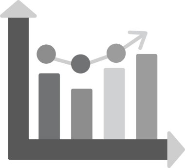 Web Kullanımı için Analitik Simge, Basit Vektör İllüstrasyonu