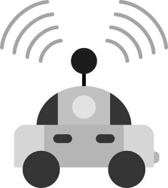 araba uydu simgesi vektör illüstrasyonuName