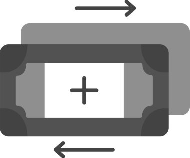 Web Kullanımı için Fon Simgesi, Basit Vektör İllüstrasyonu