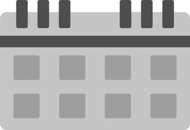 olay tarihi simgesi düz biçimli