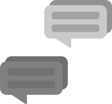 Web Kullanımı için İletişim Simgesi, Basit Vektör İllüstrasyonu