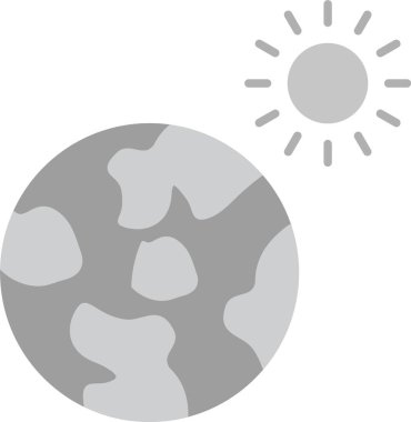 Web Kullanımı için Sera Efekti Simgesi, Basit Vektör İllüstrasyonu