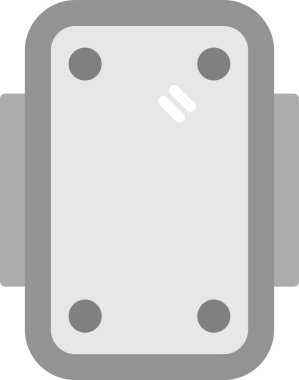 Web Kullanımı için Çerçeve Simgesi, Basit Vektör İllüstrasyonu