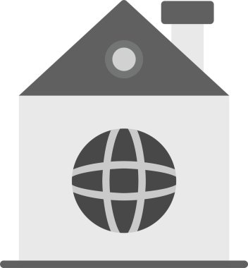 Web Kullanımı için İnternet Simgesi, Basit Vektör İllüstrasyonu