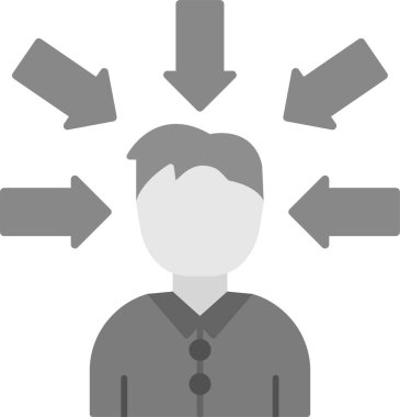 kullanıcı düz simgesi simgesi