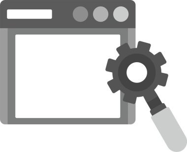 Web Kullanımı için Geliştirme Planı Simgesi, Basit Vektör İllüstrasyonu