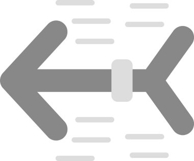 Yukarı Ok Simgesi, Web Kullanımı için Basit Vektör İllüstrasyonu