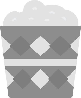 Kova Simgesi, Web Kullanımı için Basit Vektör İllüstrasyonu