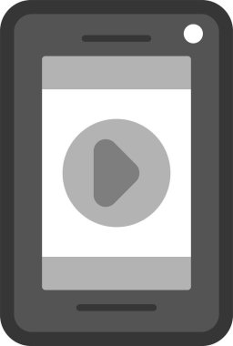 Web kullanımı için İçerik Simgesi, Basit Vektör İllüstrasyonu