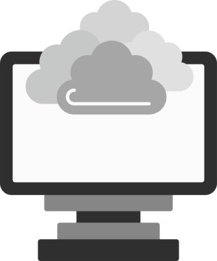 Meteoroloji Simgesi, Web Kullanımı için Basit Vektör İllüstrasyonu