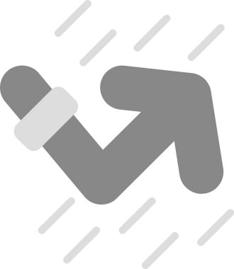 Web Kullanımı için Zıplama Simgesi, Basit Vektör İllüstrasyonu