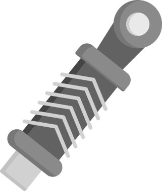 Web kullanımı için Damper Simgesi, Basit Vektör İllüstrasyonu