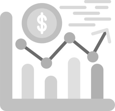 Web Kullanımı için Veri Çizelgesi Simgesi, Basit Vektör İllüstrasyonu