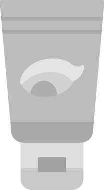 Göz Kremi Simgesi, Web Kullanımı için Basit Vektör İllüstrasyonu