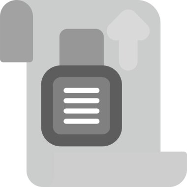 Web Kullanımı için Sözleşme Simgesi ve Basit Vektör İllüstrasyonu