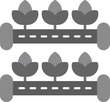 Hidrofonik Simge, Web Kullanımı için Basit Vektör İllüstrasyonu