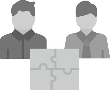 Takım Simgesi, Web Kullanımı için Basit Vektör İllüstrasyonu