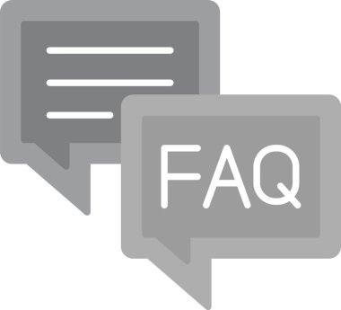 Faq Simgesi, Web Kullanımı için Basit Vektör Resimleri