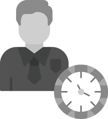 Web kullanımı için Yönetici Simgesi, Basit Vektör İllüstrasyonu