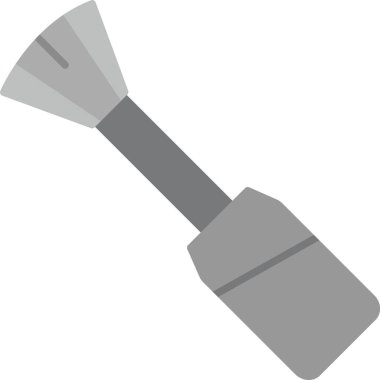 Tırnak Fırçası Simgesi, Web Kullanımı için Basit Vektör İllüstrasyonu