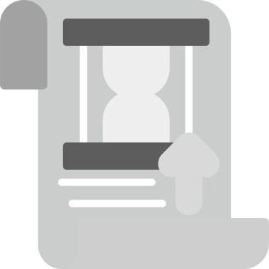 Web Kullanımı için Sözleşme Simgesi ve Basit Vektör İllüstrasyonu