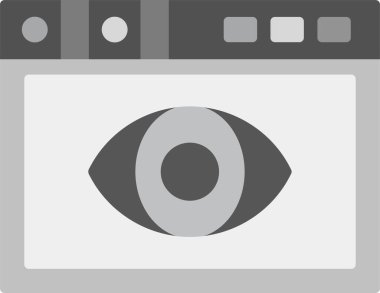 Web Kullanımı için Simge, Basit Vektör Resmini Göster