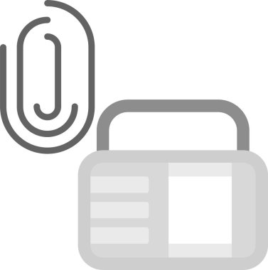 Biyometrik Kimlik Doğrulama Simgesi, Web Kullanımı için Basit Vektör Resimleri