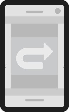 tarayıcı simgesi, vektör illüstrasyonu