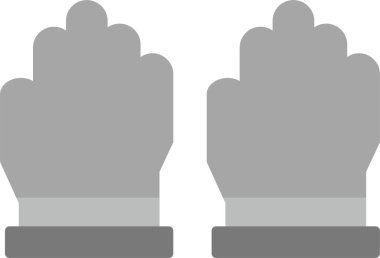 Web Kullanımı için Eldiven Simgesi, Basit Vektör İllüstrasyonu