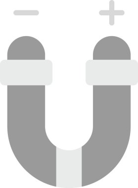 Web Kullanımı için Mıknatıs Simgesi, Basit Vektör İllüstrasyonu