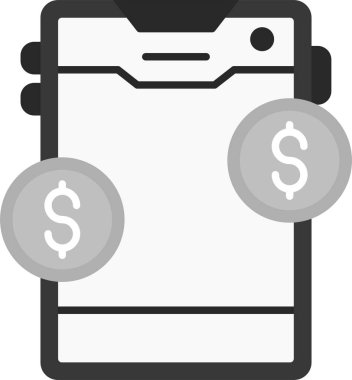 Web kullanımı için Ödeme Simgesi, Basit Vektör İllüstrasyonu