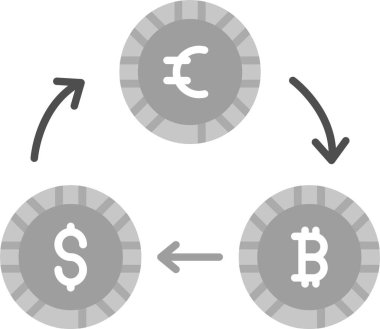 Web Kullanımı İçin Simge Değiştir, Basit Vektör İllüstrasyonu